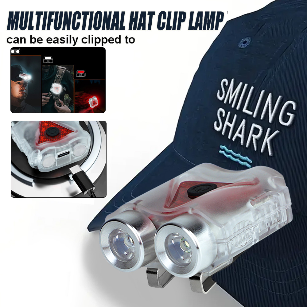 Headlamp Waterproof Rechargeable - Linterna frontal Led manos libres recargable,