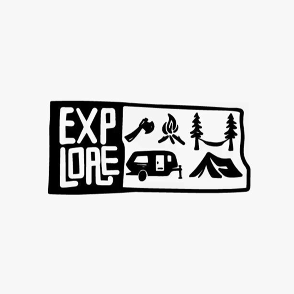 Outdoor Adventure Rv - Adventure Ready-pegatinas de vinilo para coche,