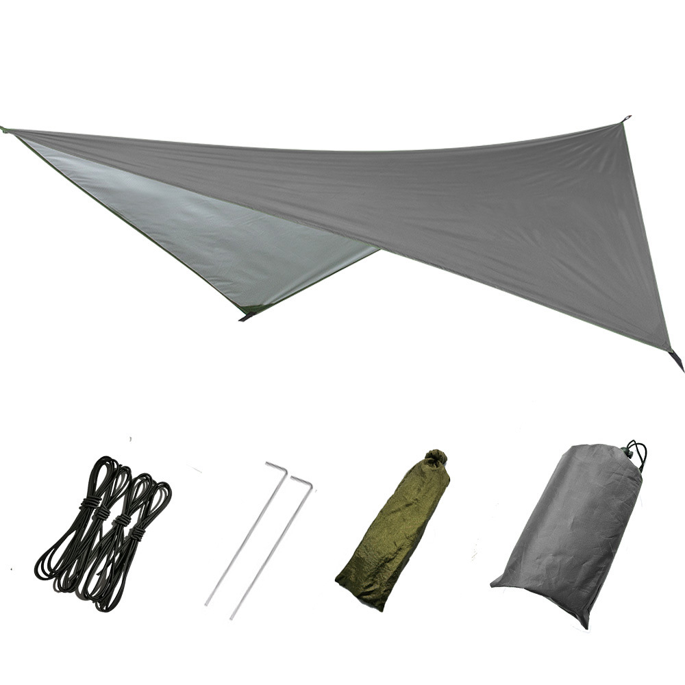Hammock Rain Tarp - Lona Impermeable Plateada de Alta Calidad