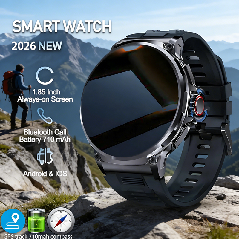 Outdoor Adventure World - Reloj Inteligente Deportivo para Hombre, 710