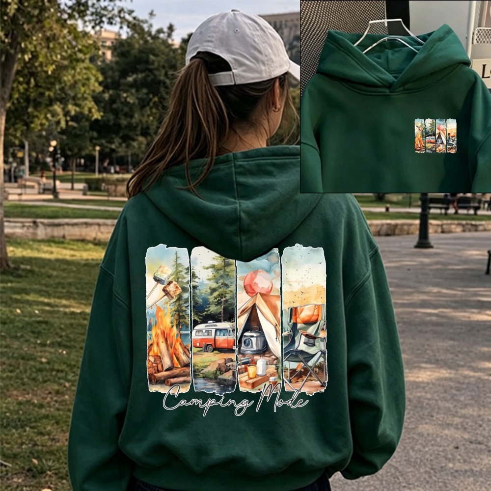 Outdoor Adventure Rv - Sudadera con capucha para mujer, estilo