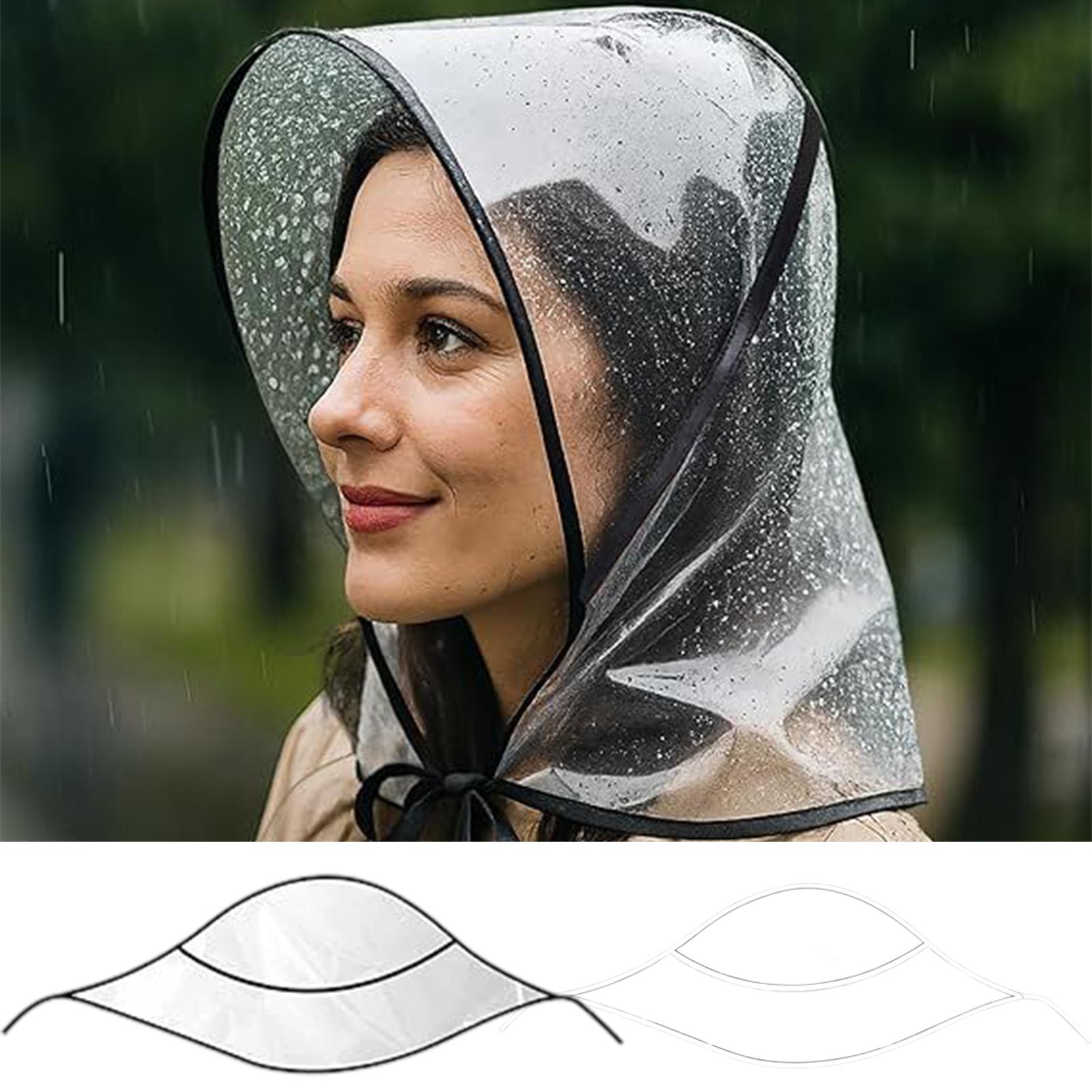 Outdoor Adventure Hat - Sombrero Impermeable Reutilizable Transparente con Ala
