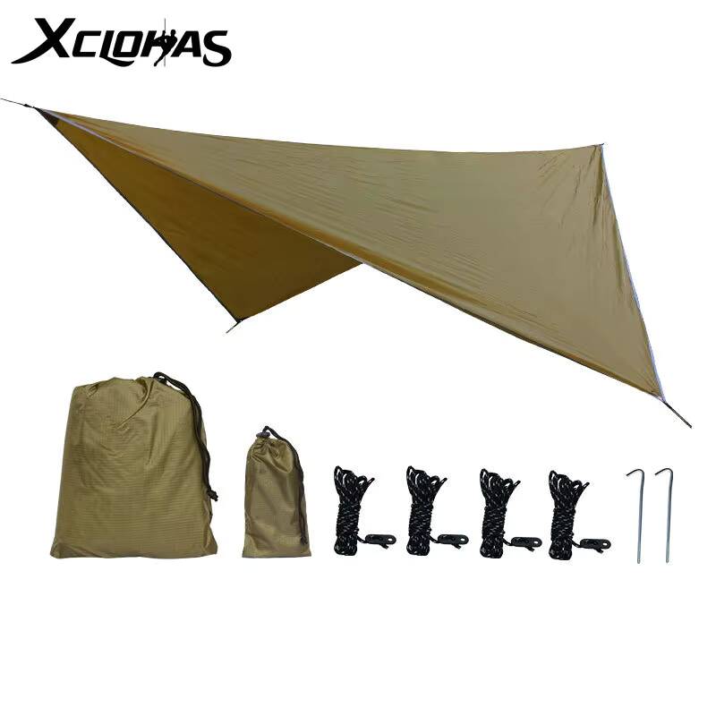 Hammock Rain Tarp - Tienda de lona impermeable con rombos,