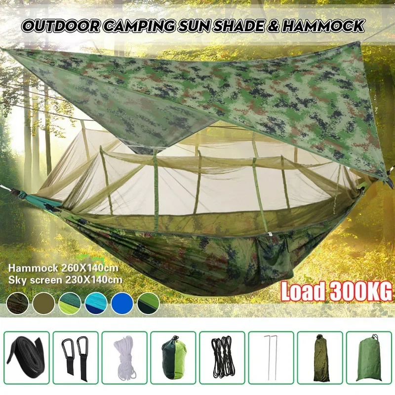 Hammock Rain Tarp - Hamaca portátil ligera para acampar y