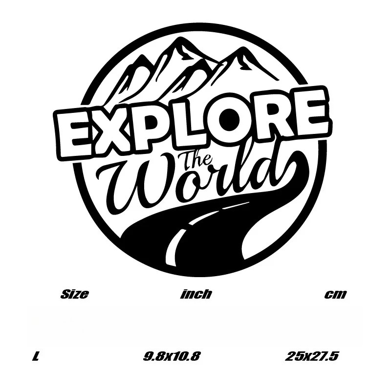 Calcomanía para el Exterior de - Outdoor Adventure World reseña y precio