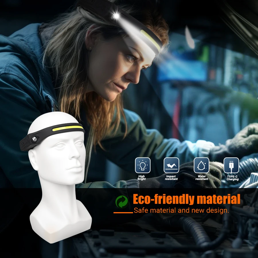 Linterna frontal recargable co - Headlamp Waterproof Rechargeable reseña y precio