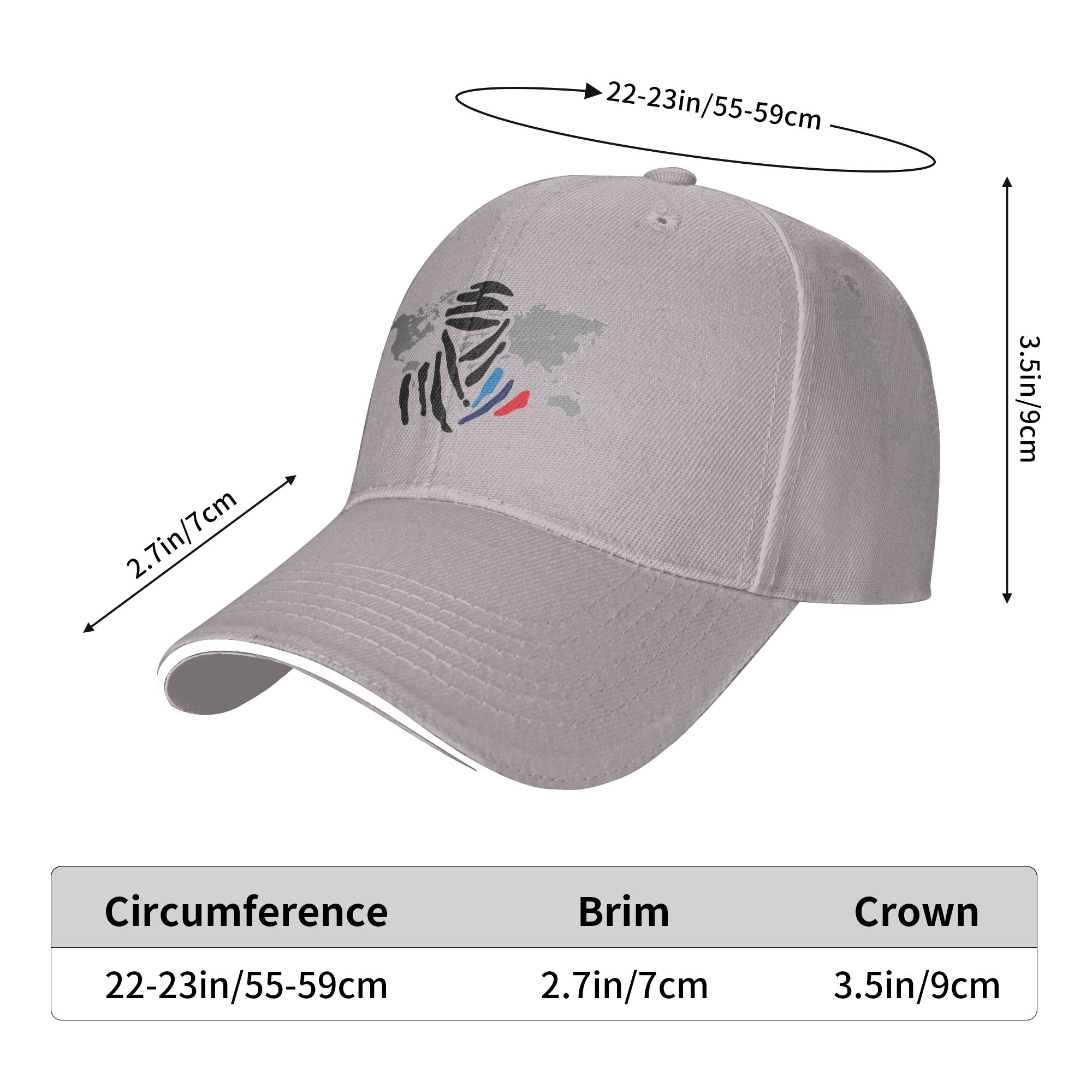 Gorra de béisbol con visera cu - Outdoor Adventure World reseña y precio