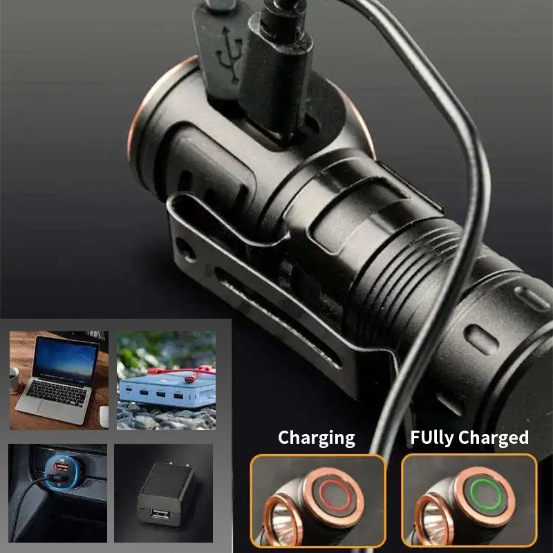 Linterna frontal recargable US - Headlamp Waterproof Rechargeable reseña y precio