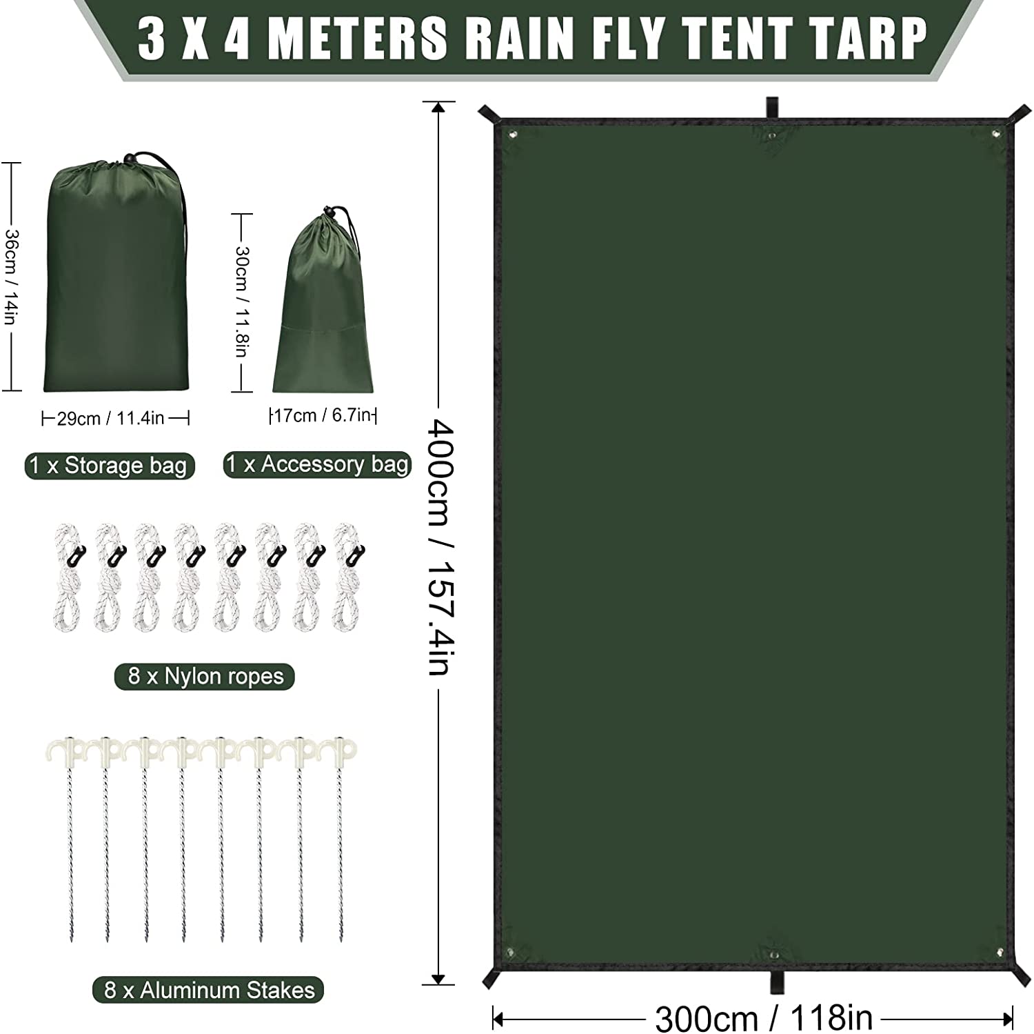 Lona Impermeable para Camping  - Hammock Rain Tarp reseña y precio