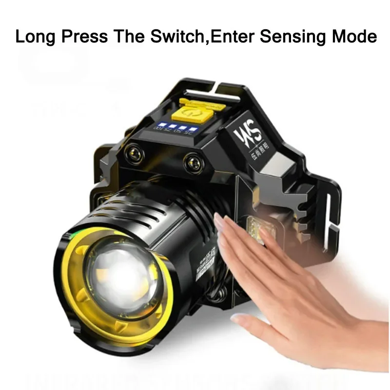 Potente linterna frontal LED r - Headlamp Waterproof Rechargeable reseña y precio