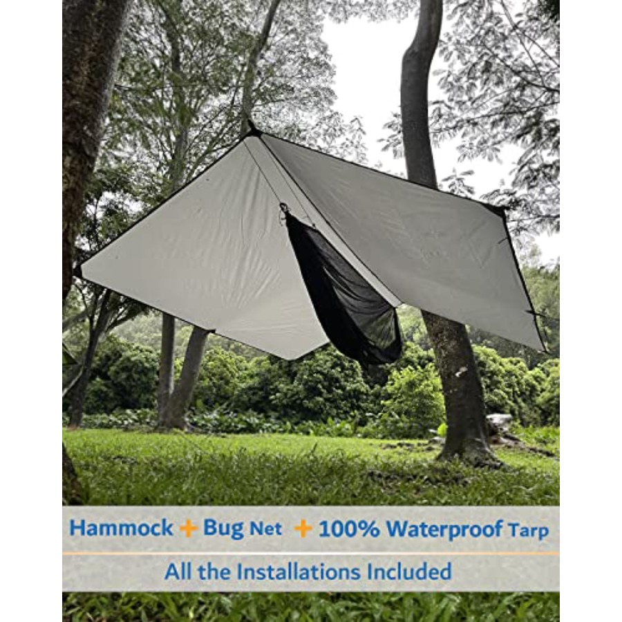 Hamaca Portátil para Acampar c - Hammock Rain Tarp reseña y precio