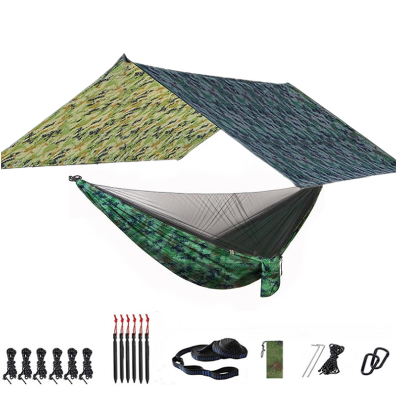 Hamaca para acampar con lona y - Hammock Rain Tarp reseña y precio
