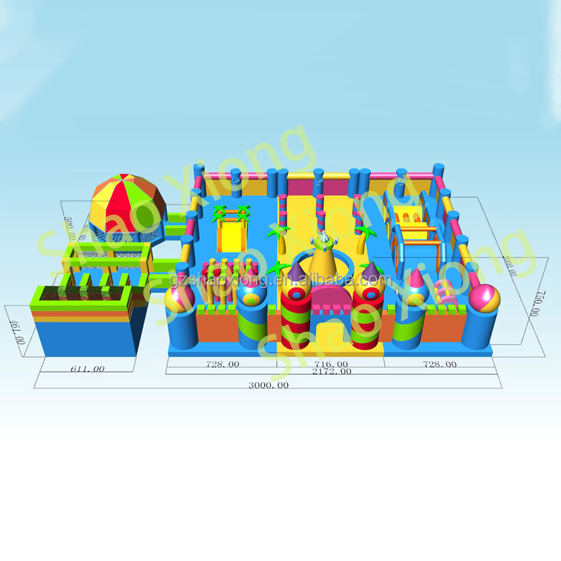 Trampolín inflable comercial,  - Outdoor Adventure Course reseña y precio