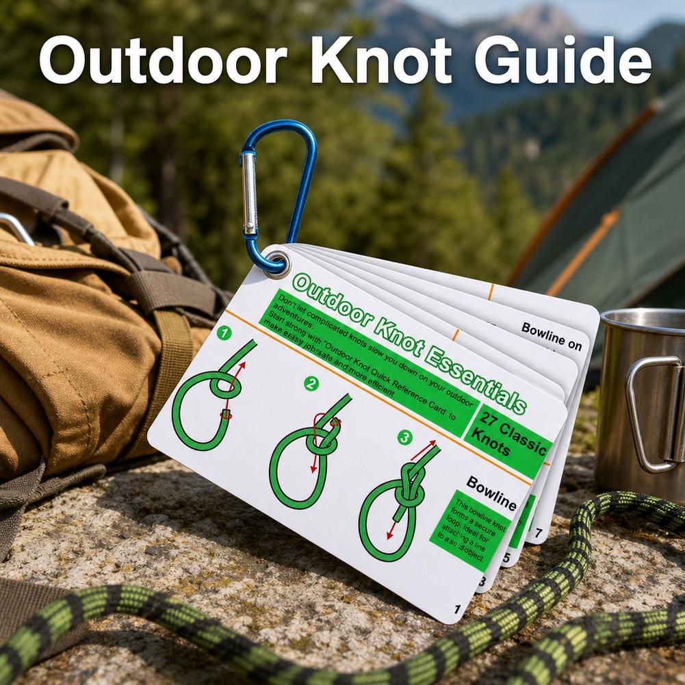 Guía de Bolsillo de Nudos para - Outdoor Adventure Guide reseña y precio